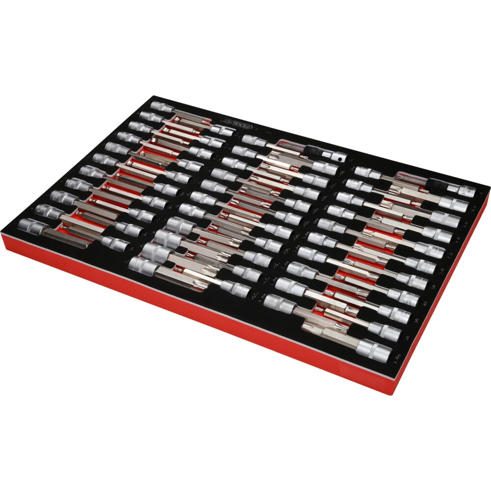 Produktabbildung Nr. 2: KS TOOLS 1/2'' Bit-Stecknuss-Satz in Schaumstoffeinlage, 64-tlg