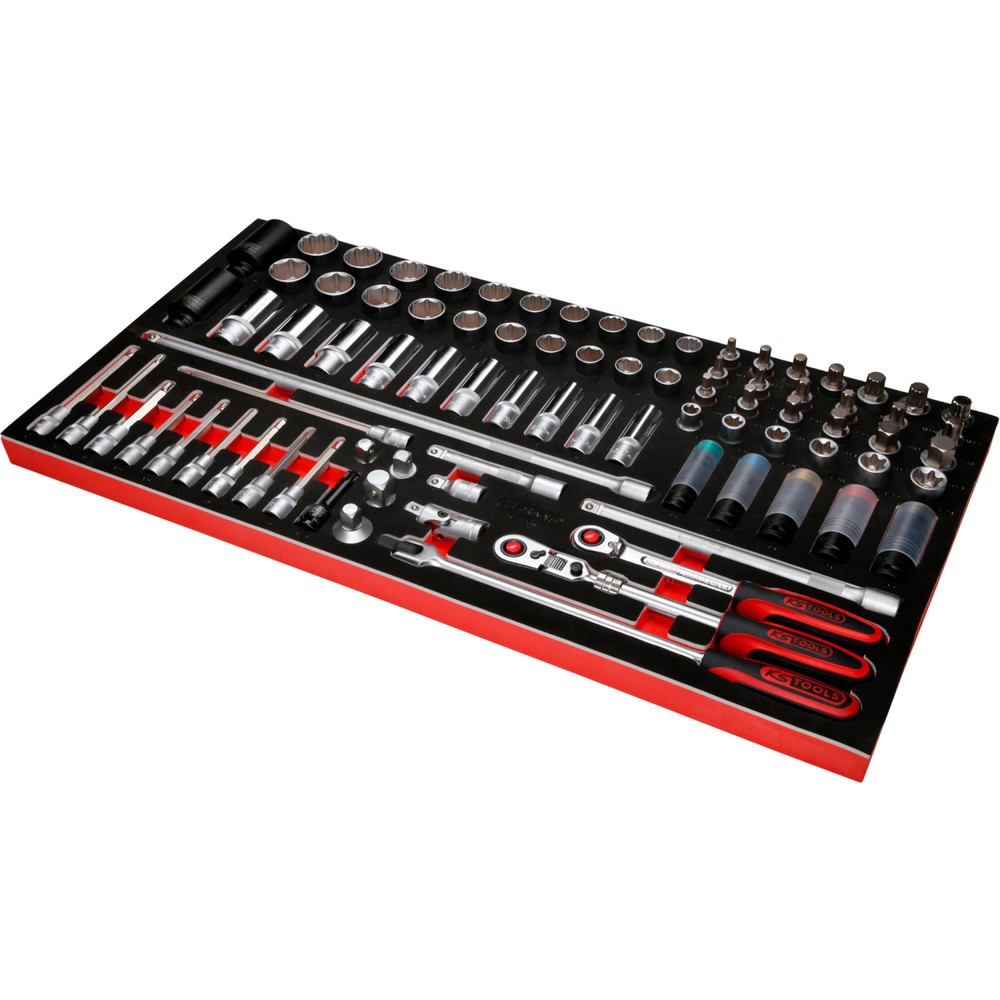 Produktabbildung Nr. 4: KS TOOLS 1/2'' Steckschlüssel-Satz in Schaumstoffeinlage, 85-tlg