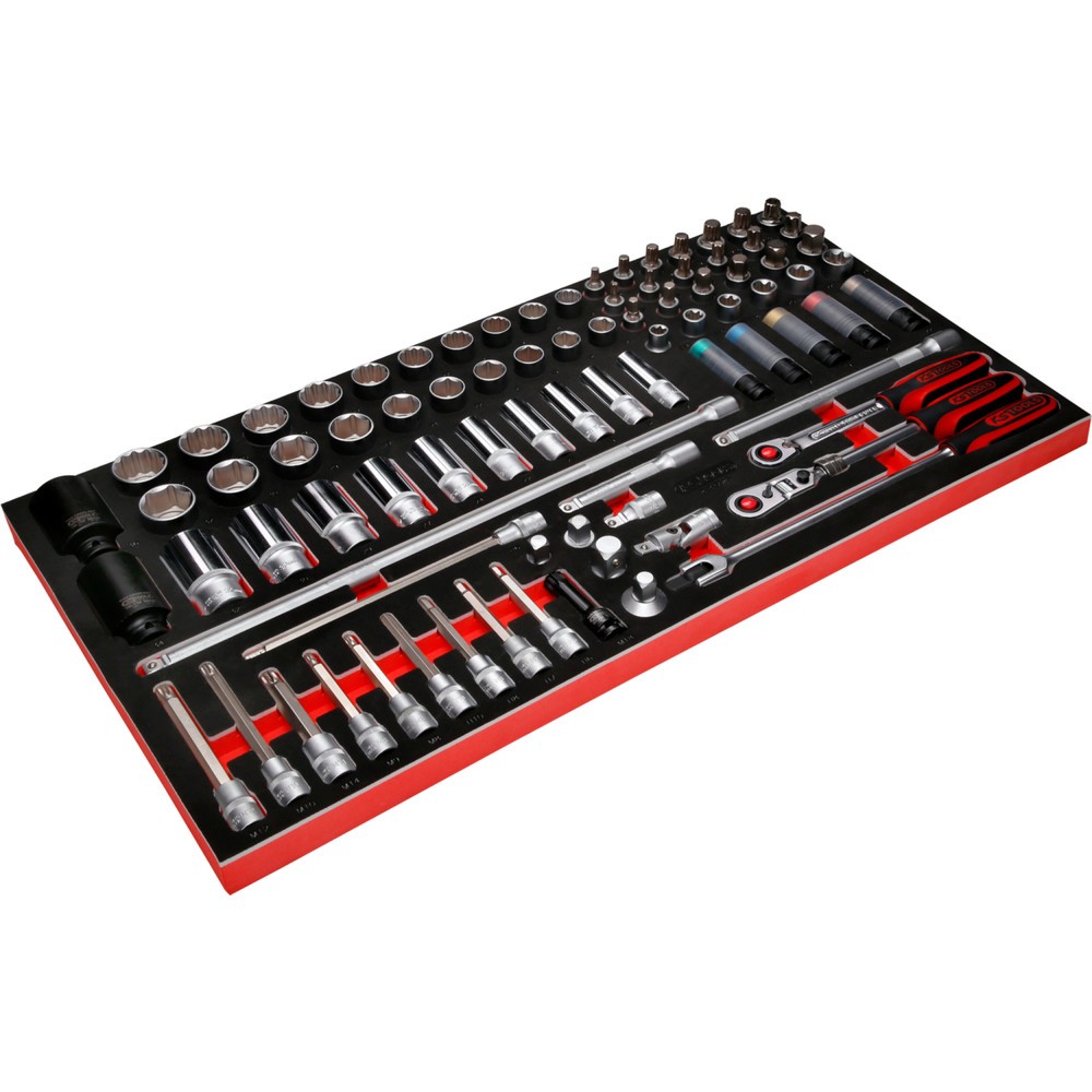 Produktabbildung Nr. 5: KS TOOLS 1/2'' Steckschlüssel-Satz in Schaumstoffeinlage, 85-tlg