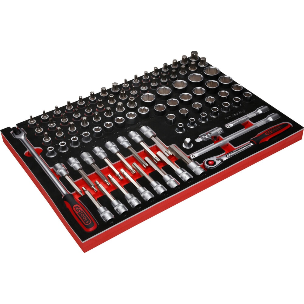 Produktabbildung Nr. 2: KS TOOLS 1/2'' Steckschlüssel-Satz in Schaumstoffeinlage, 95-tlg