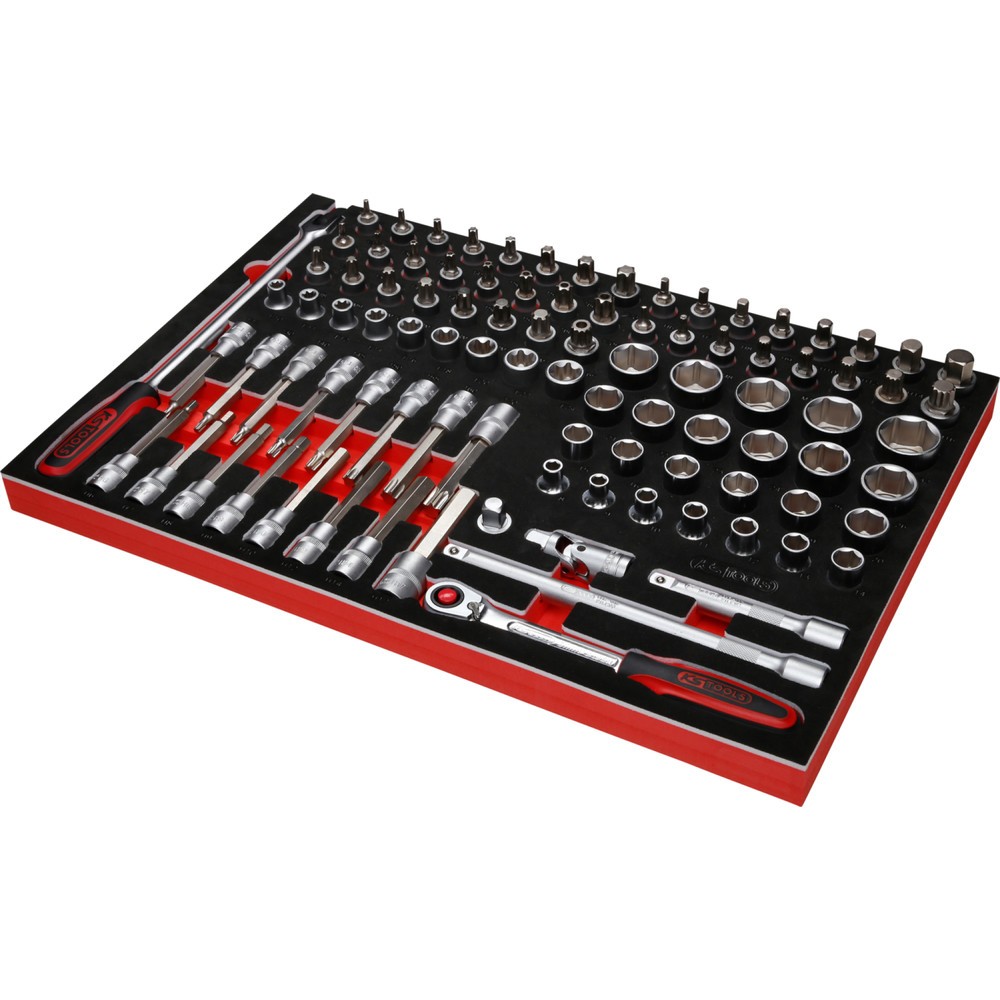 Produktabbildung Nr. 4: KS TOOLS 1/2'' Steckschlüssel-Satz in Schaumstoffeinlage, 95-tlg