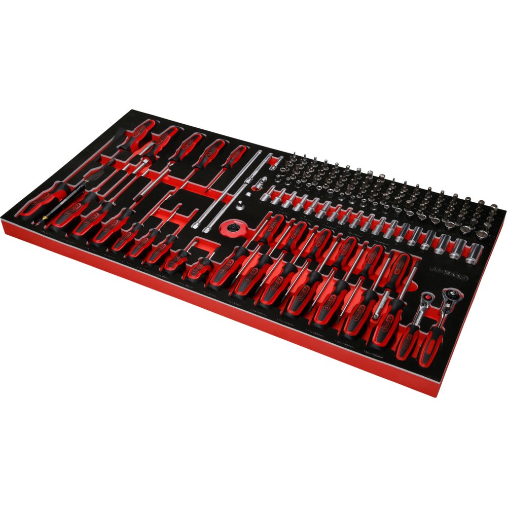 Produktabbildung Nr. 4: KS TOOLS 1/4'' Steckschlüssel- / und Schraubendreher-Satz in Schaumstoffeinlage, 146-tlg