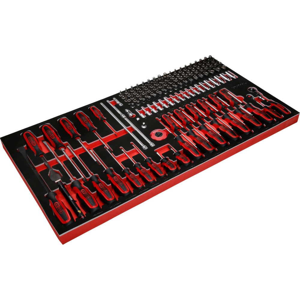 Produktabbildung Nr. 5: KS TOOLS 1/4'' Steckschlüssel- / und Schraubendreher-Satz in Schaumstoffeinlage, 146-tlg