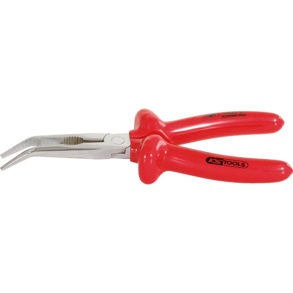 Produktabbildung Nr. 2: KS TOOLS 1000V Flachrundzange, gebogen, 200mm
