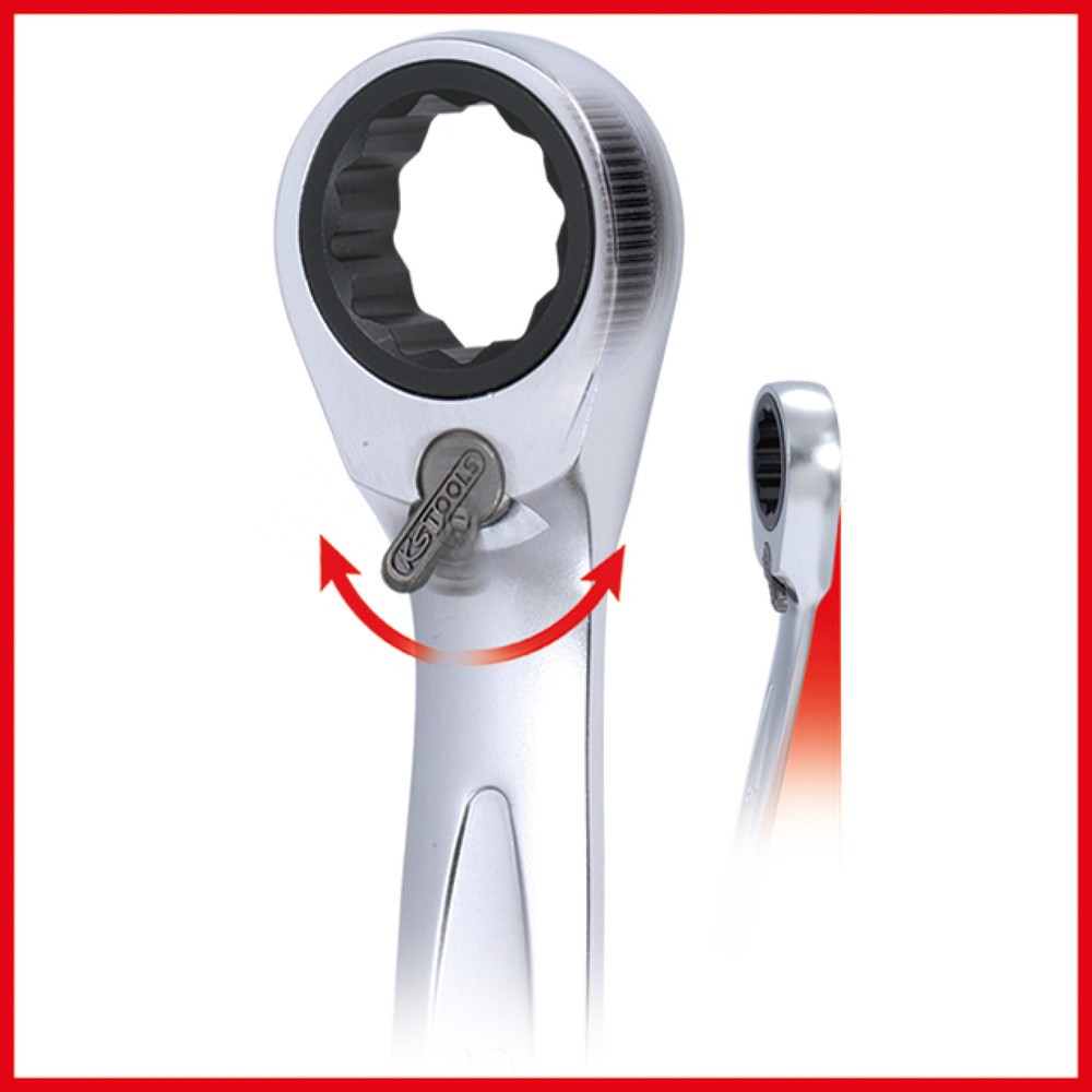 Produktabbildung Nr. 5: KS TOOLS GEARplus® RINGSTOP-Ratschenringmaulschlüssel-Satz, abgewinkelt, 5-tlg