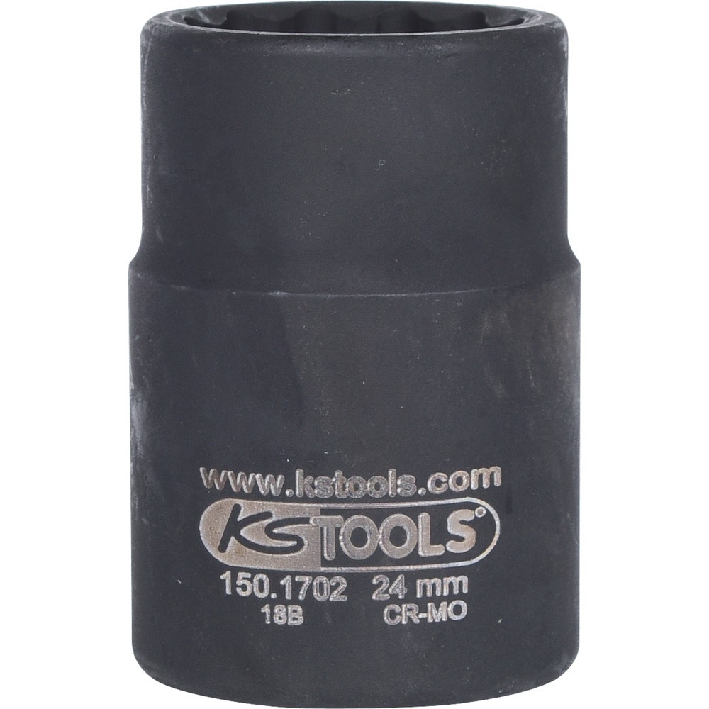 Produktabbildung Nr. 8: KS TOOLS 3/4" 12-kant-Antriebswellen-Kraftstecknuss, 24mm