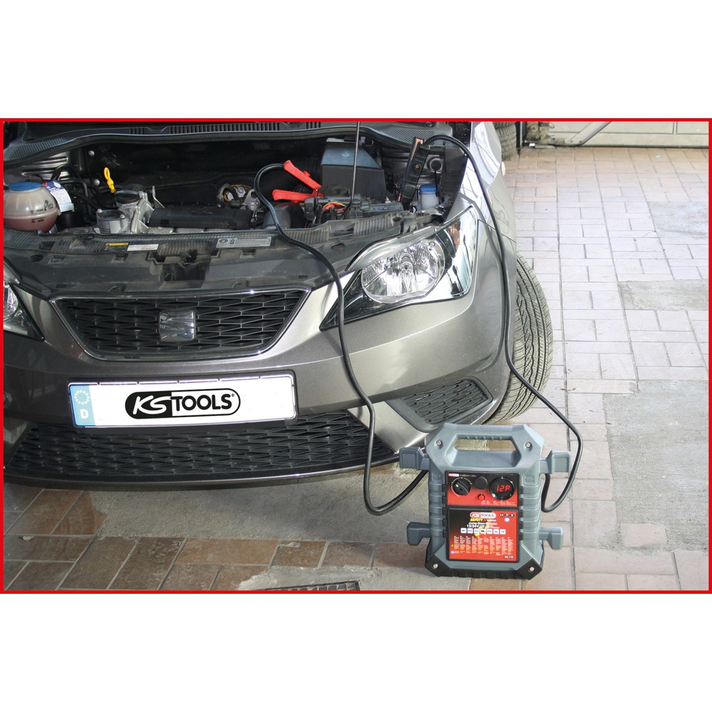 Produktabbildung Nr. 4: KS TOOLS 12 V + 24 V Batterie-Booster, mobiles Starthilfegerät 1400 A