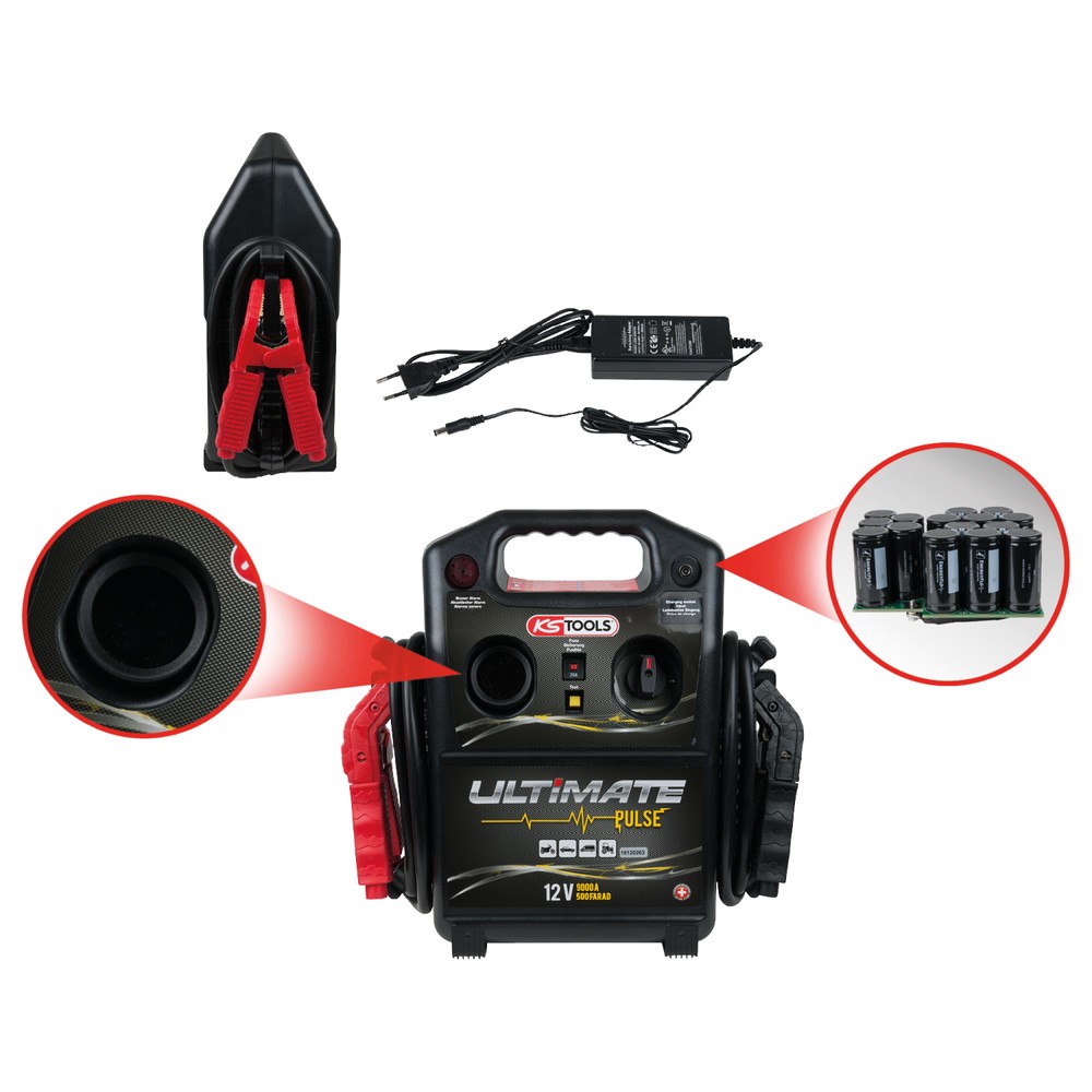 Produktabbildung Nr. 4: KS TOOLS 12 V Kondensator-Booster - mobiles Starthilfegerät 1800 A