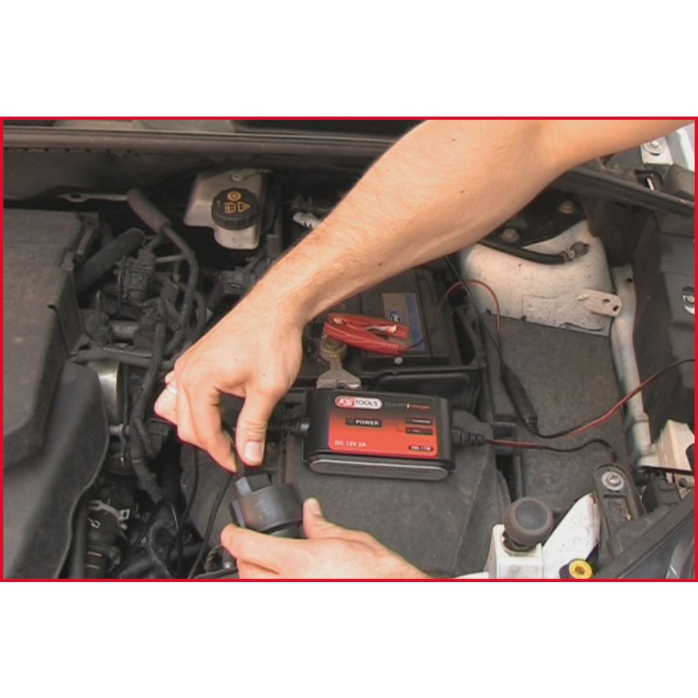 Produktabbildung Nr. 3: KS TOOLS 12V SMARTcharger Hochfrequenz-Batterieladegerät 2A