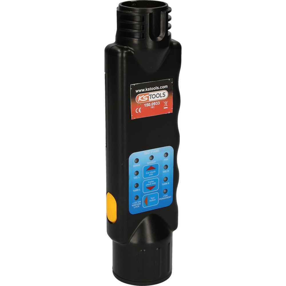 Produktabbildung: KS TOOLS 12V Zugwagentester / Prüfgerät für Anhängersteckdosen 13-polig