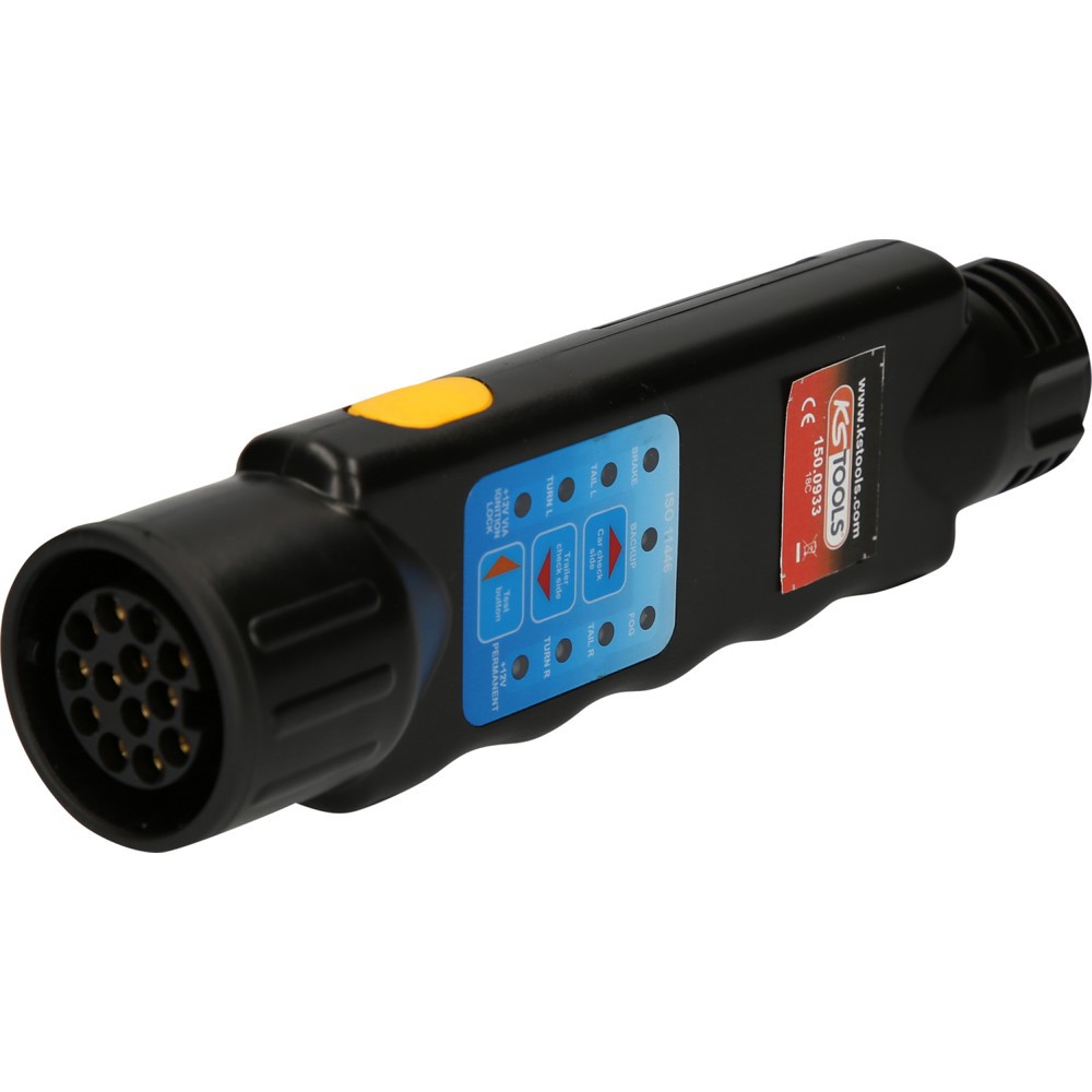 Produktabbildung Nr. 6: KS TOOLS 12V Zugwagentester / Prüfgerät für Anhängersteckdosen 13-polig