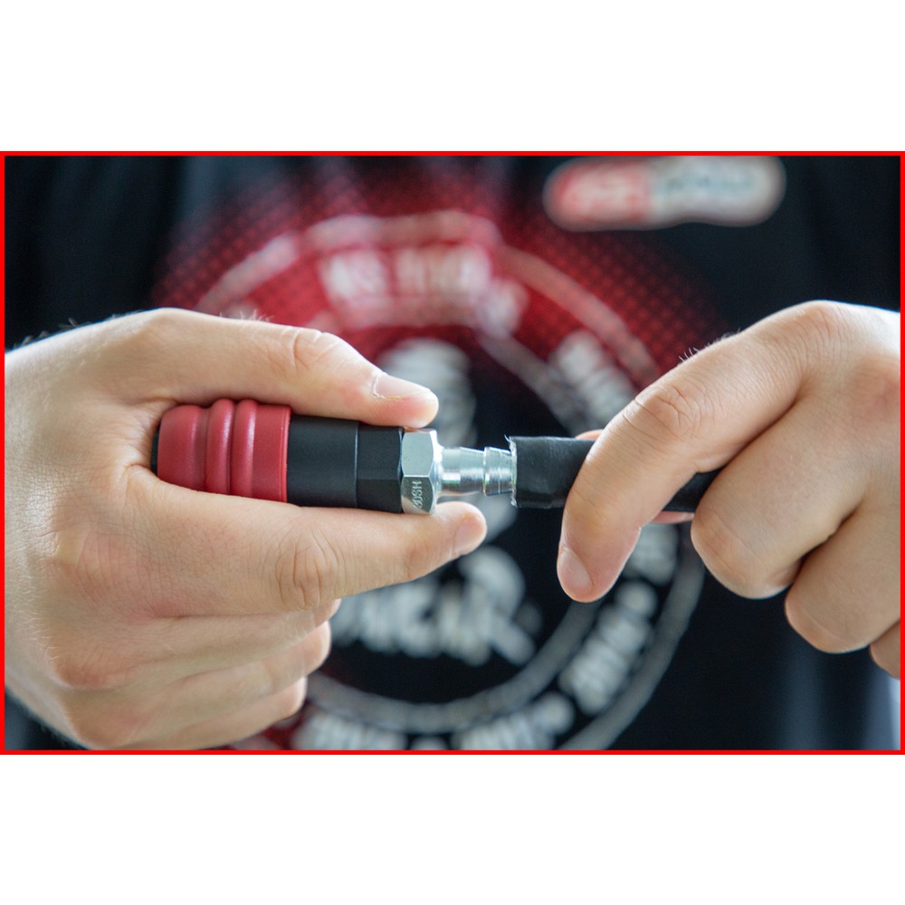 Produktabbildung Nr. 2: KS TOOLS 2 Stufen-Druckluft-Sicherheitskupplung mit Schlauchtülle, 11mm
