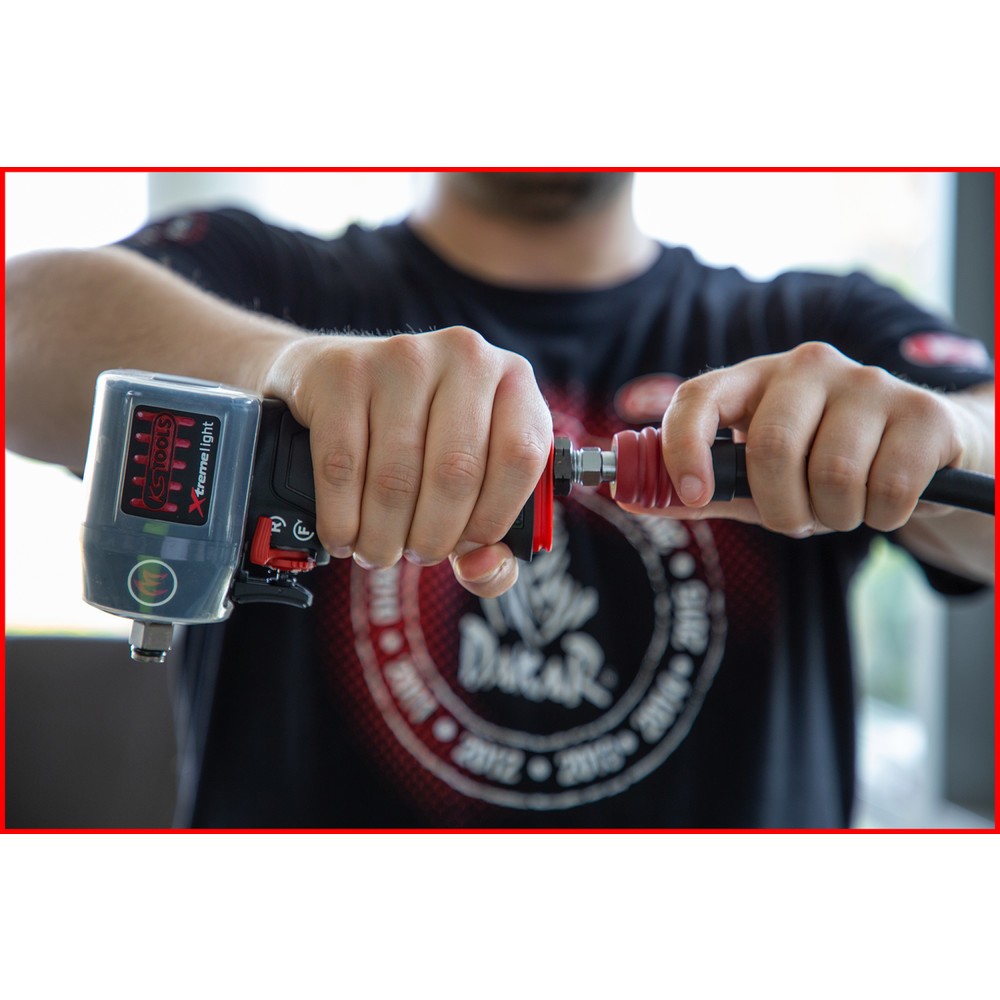 Produktabbildung Nr. 5: KS TOOLS 2 Stufen-Druckluft-Sicherheitskupplung mit Schlauchtülle, 11mm