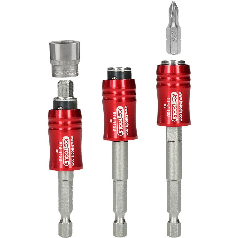 Produktabbildung Nr. 11: KS TOOLS 1/4" 2in1 Schnellwechsel-Bithalter