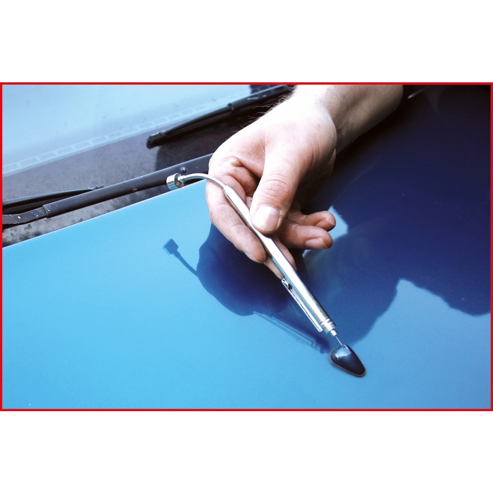 Produktabbildung Nr. 2: KS TOOLS 2in1 Teleskop-Magnetheber mit Waschdüsen-Reinigungs- und Einstellwerkzeug, 150-590mm