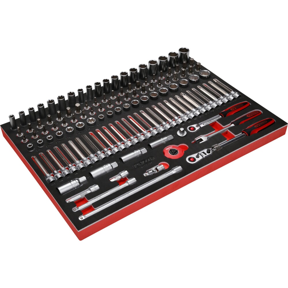 Produktabbildung Nr. 2: KS TOOLS 3/8'' Steckschlüssel-Satz in Schaumstoffeinlage, 124-tlg
