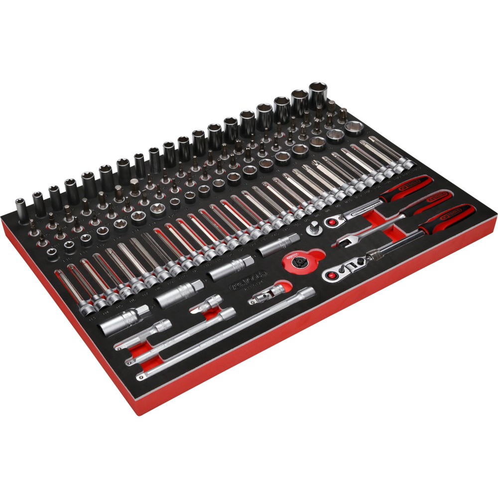Produktabbildung Nr. 5: KS TOOLS 3/8'' Steckschlüssel-Satz in Schaumstoffeinlage, 124-tlg