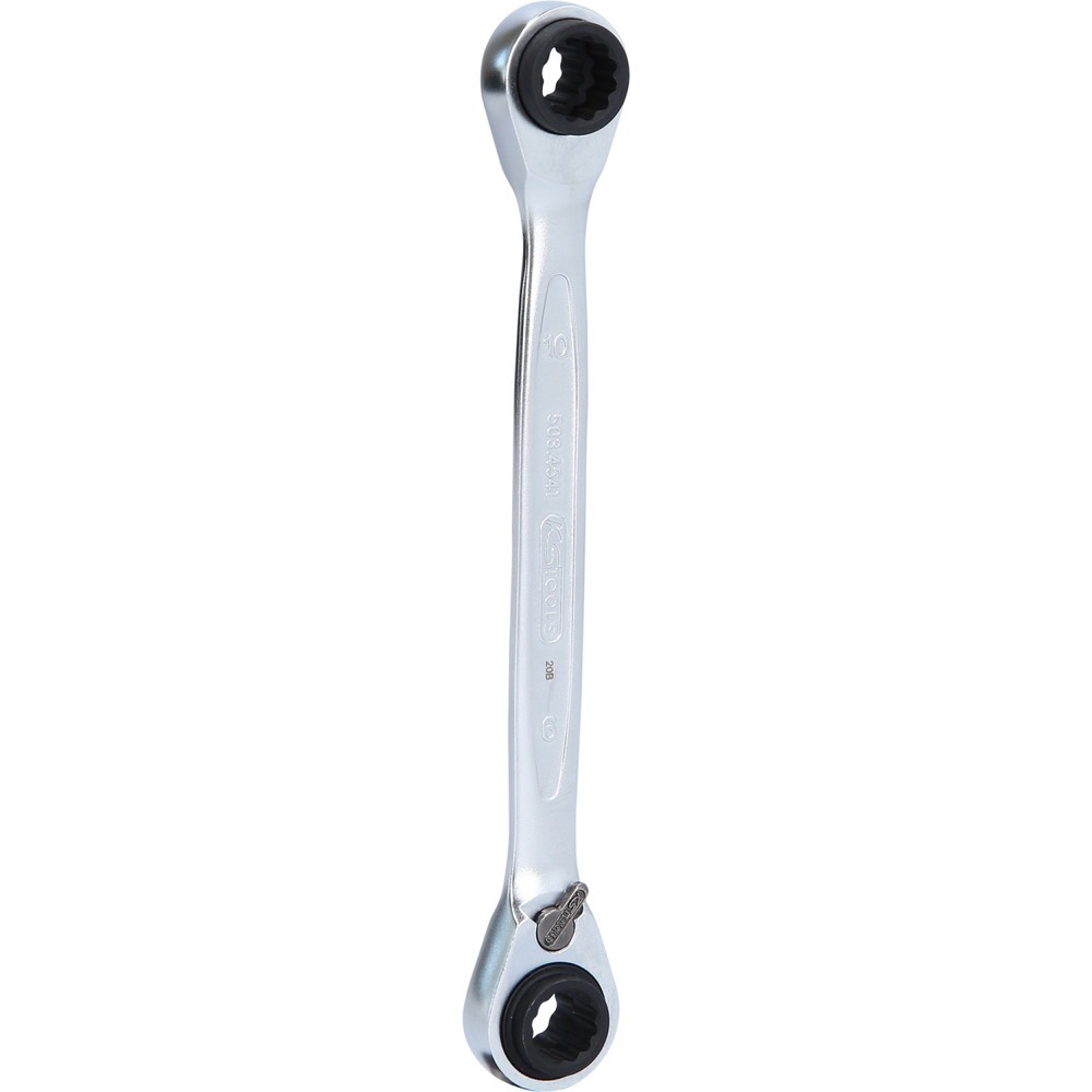 Produktabbildung: KS TOOLS 4 in 1 GEARplus® Doppel-Ratschenringschlüssel, umschaltbar, 8x9x10x11mm