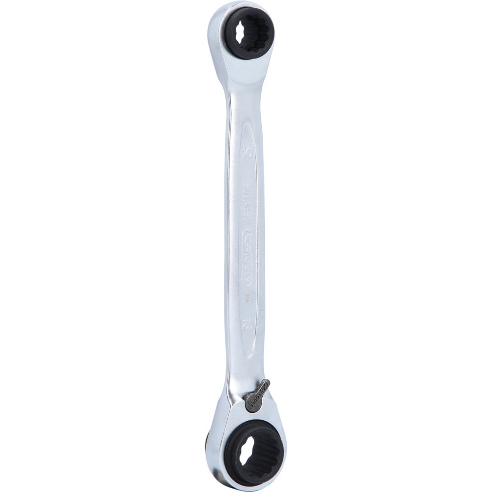 Produktabbildung: KS TOOLS 4 in 1 GEARplus umschaltbar Doppel-Ratschenringschlüssel, 8x10x12x13mm