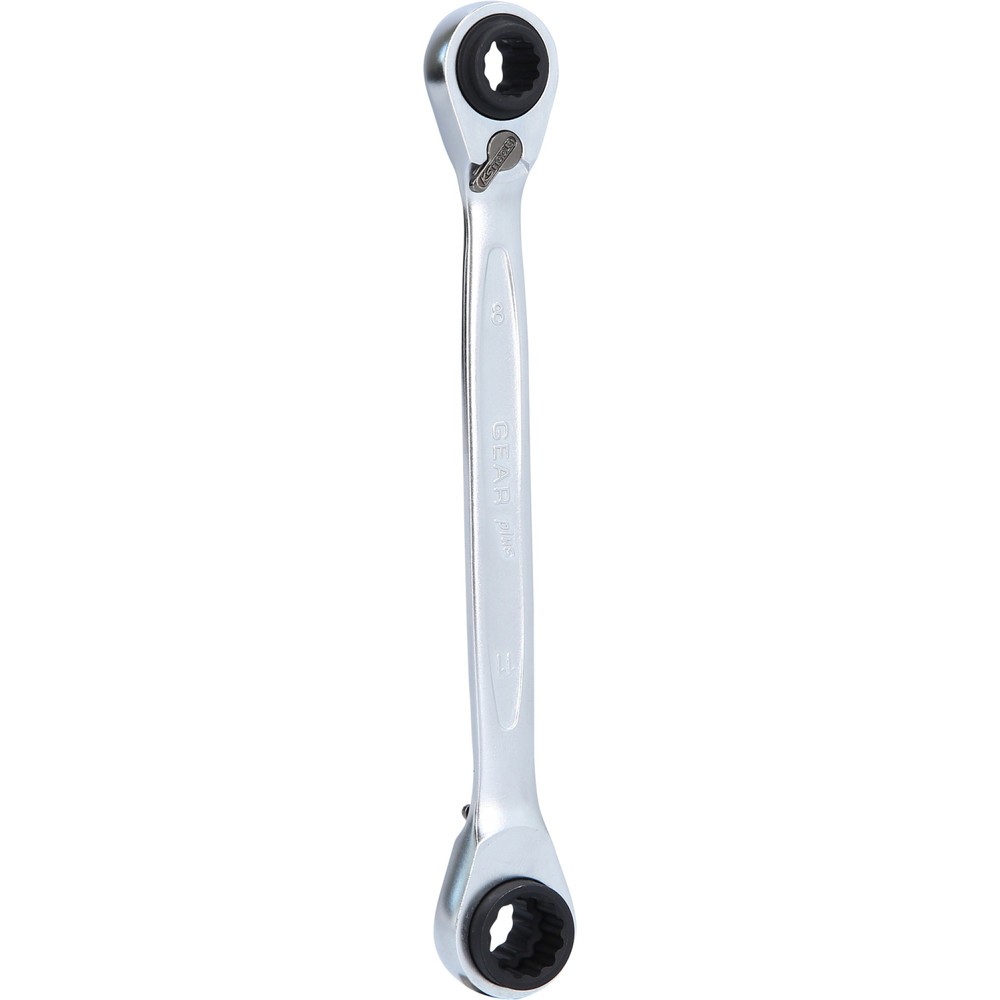 Produktabbildung Nr. 5: KS TOOLS 4 in 1 GEARplus® Doppel-Ratschenringschlüssel, umschaltbar, 8x9x10x11mm