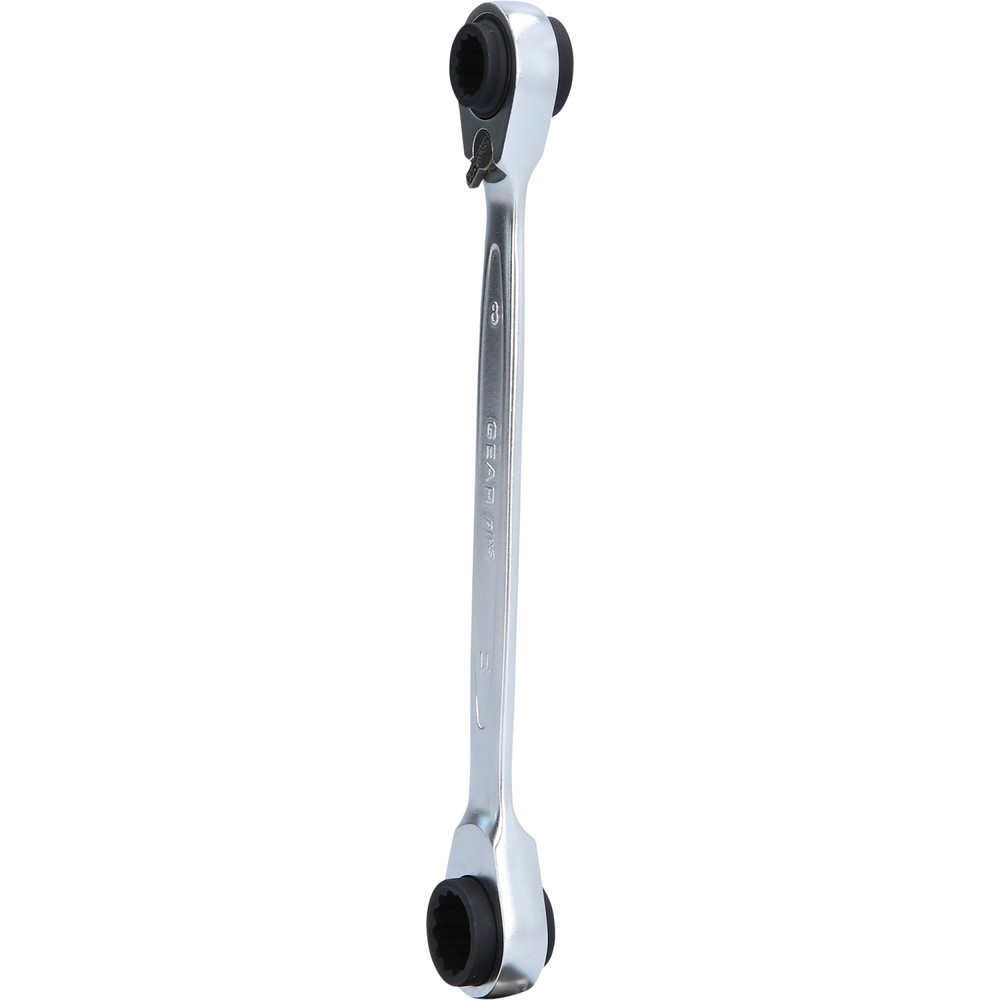 Produktabbildung Nr. 6: KS TOOLS 4 in 1 GEARplus® Doppel-Ratschenringschlüssel, umschaltbar, 8x9x10x11mm