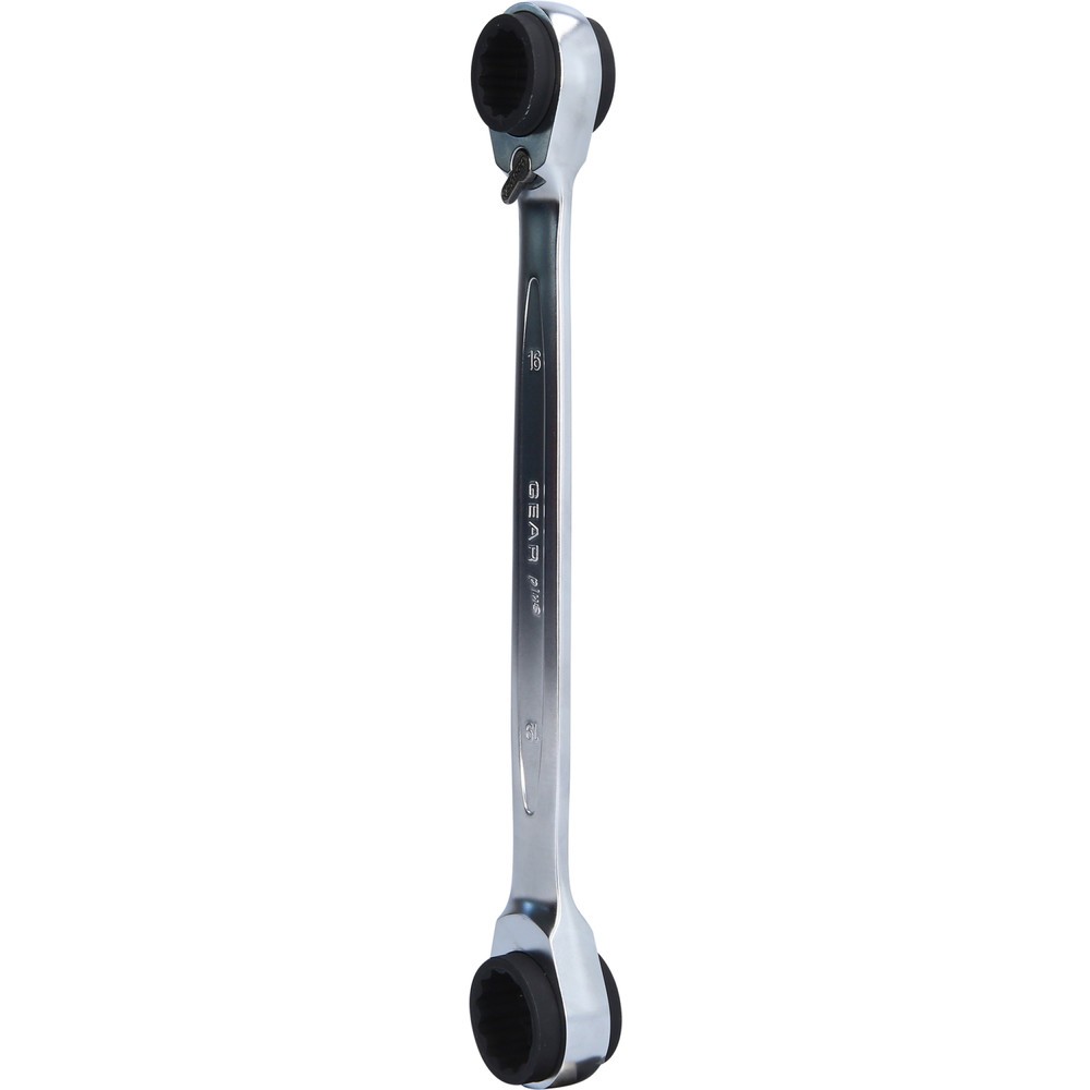 Produktabbildung Nr. 2: KS TOOLS 4 in 1 GEARplus umschaltbar Doppel-Ratschenringschlüssel, 16x17x18x19mm