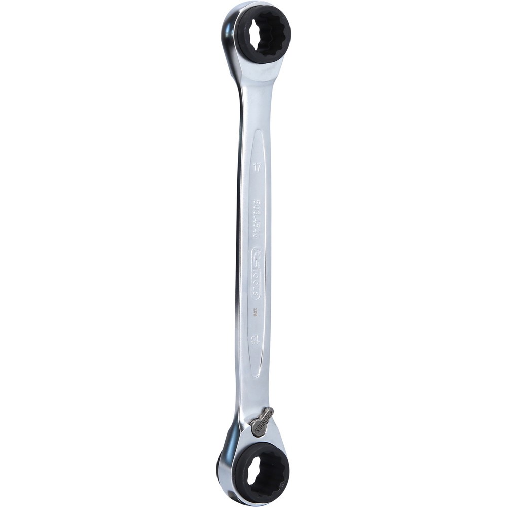Produktabbildung Nr. 3: KS TOOLS 4 in 1 GEARplus umschaltbar Doppel-Ratschenringschlüssel, 16x17x18x19mm