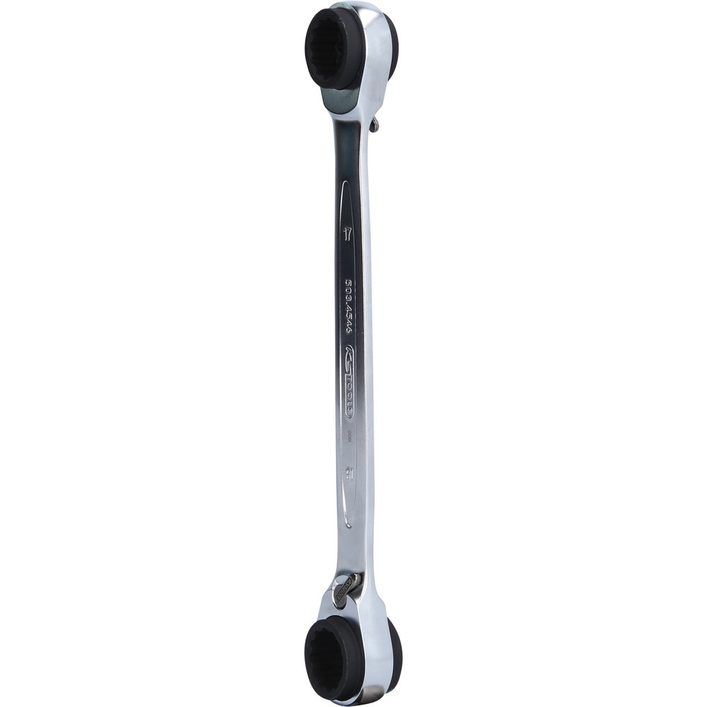 Produktabbildung Nr. 4: KS TOOLS 4 in 1 GEARplus umschaltbar Doppel-Ratschenringschlüssel, 16x17x18x19mm