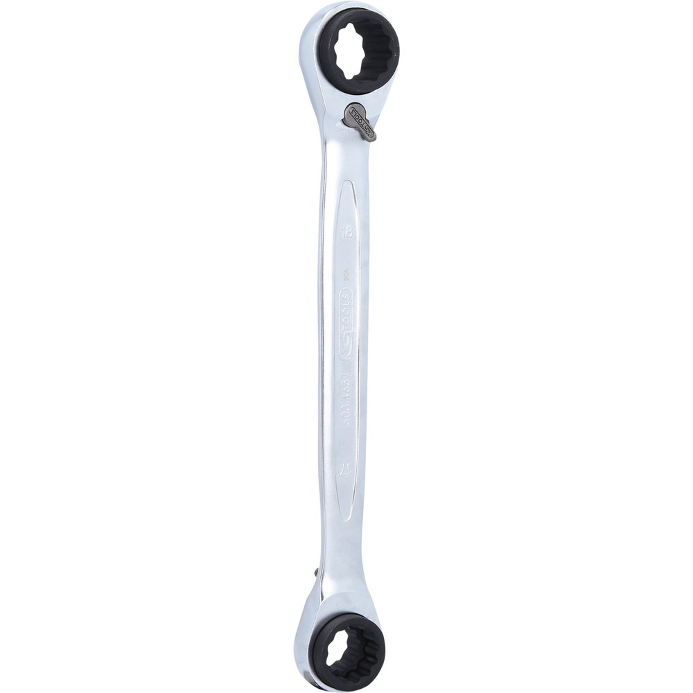 Produktabbildung Nr. 4: KS TOOLS 4 in 1 GEARplus umschaltbar Doppel-Ratschenringschlüssel, 14x17x18x19mm