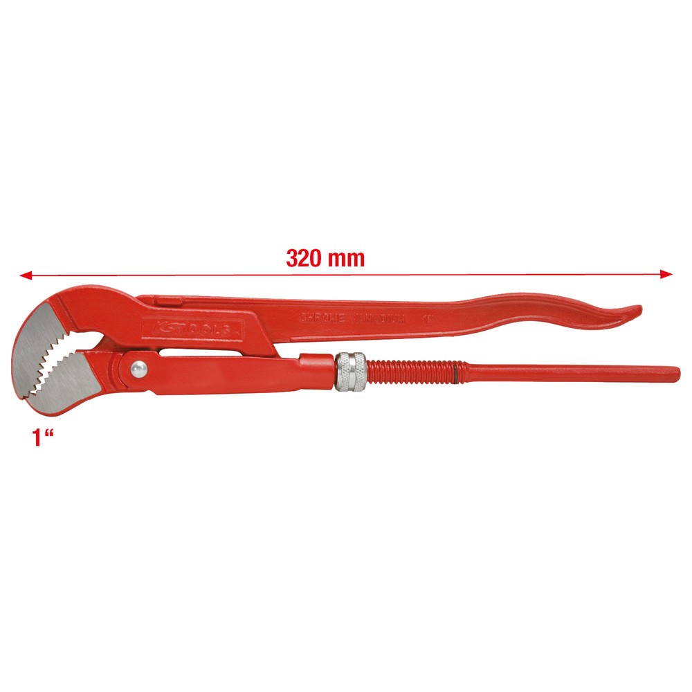 Produktabbildung Nr. 4: KS TOOLS 45° gewinkelte Eckrohrzange, 1''