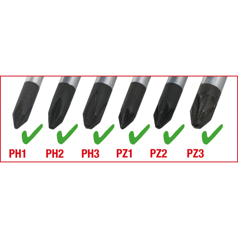 Produktabbildung Nr. 5: KS TOOLS 6 in 1 ERGOTORQUEplus Schraubendreher, 230mm