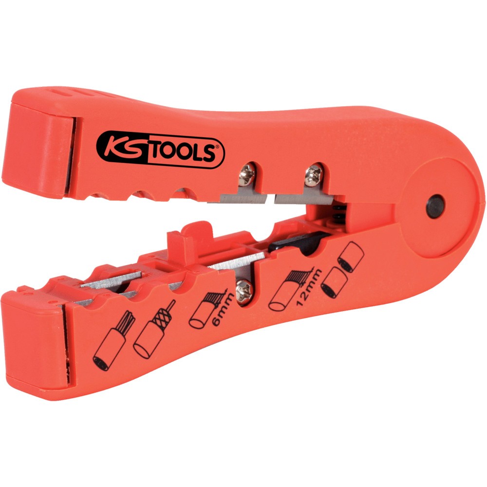 Produktabbildung Nr. 2: KS TOOLS Abisolierwerkzeug für Datenkabel, 2,5-12mm
