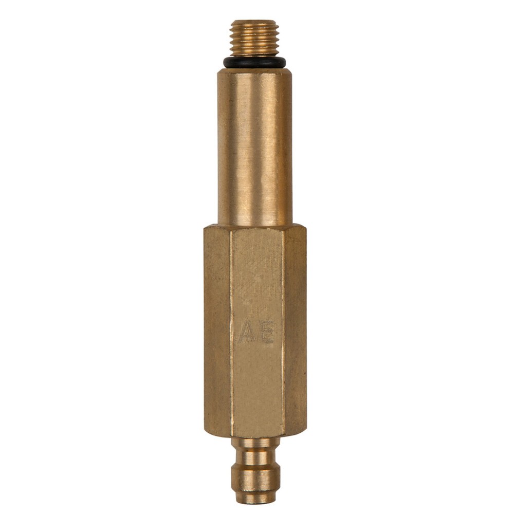 Produktabbildung: KS TOOLS Adapterstück (lang) M8x1,0 Außengewinde und 1/4" Schlauchanschluss mit Dichtring