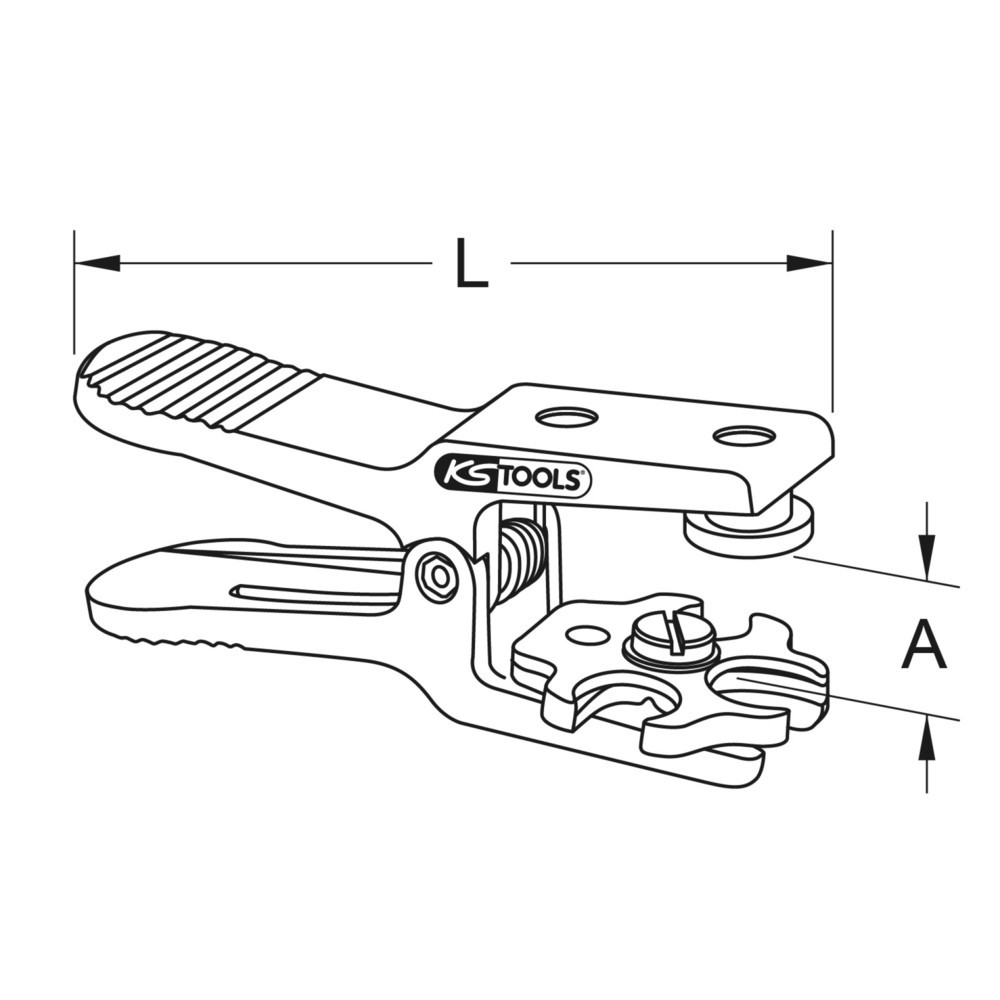 Produktabbildung: KS TOOLS ALLinONE Fluidstopper Ø 4,75 - 14 mm