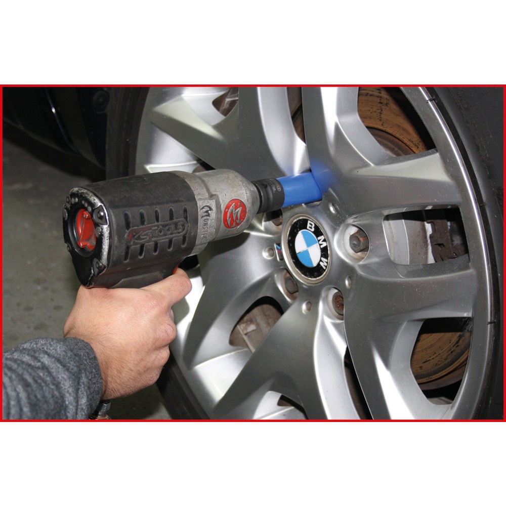 Produktabbildung Nr. 2: KS TOOLS 1/2" Alu-Felgen Kraft-Stecknuss-Satz robust, 3-tlg