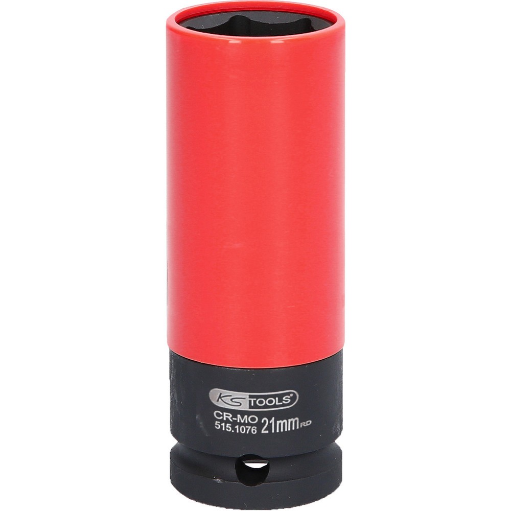 Produktabbildung: KS TOOLS 1/2" Alu-Felgen Kraft-Stecknuss robust, lang, 21mm