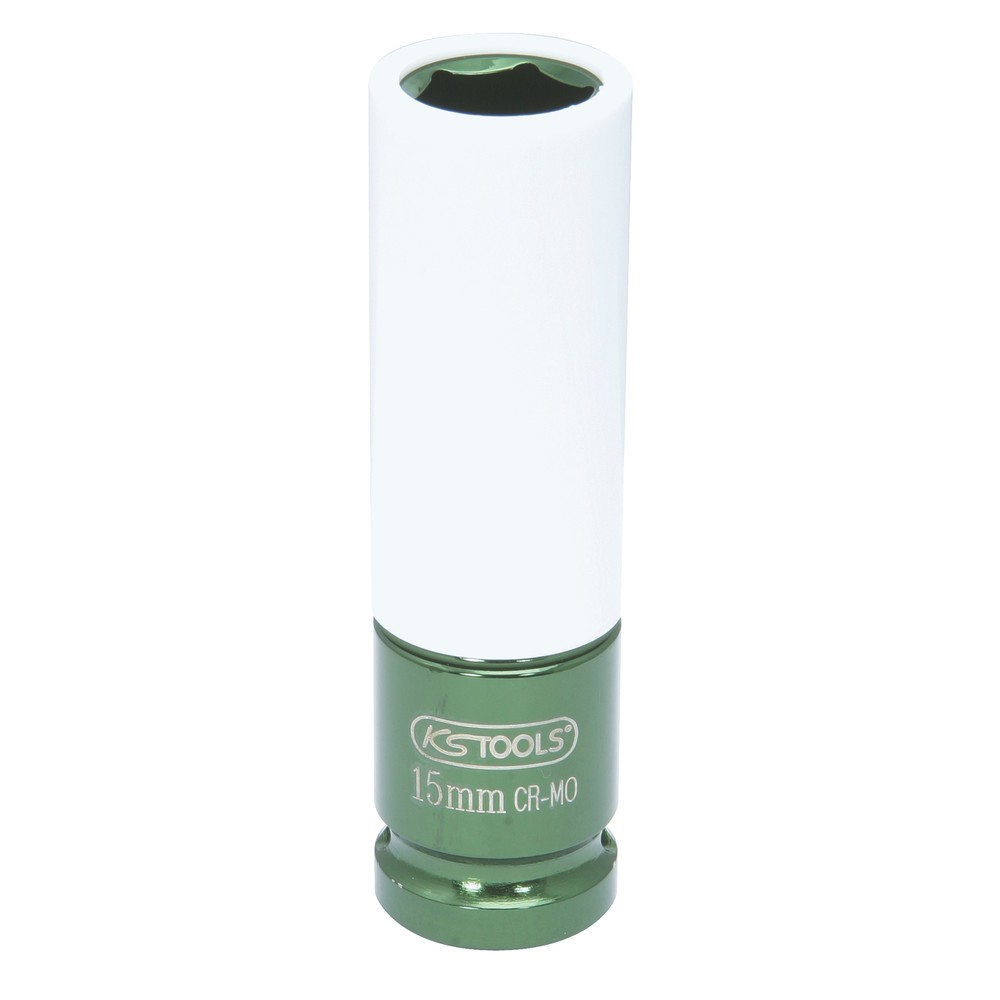 Produktabbildung Nr. 3: KS TOOLS 1/2" Alu-Felgen Kraft-Stecknuss, lang, 15mm