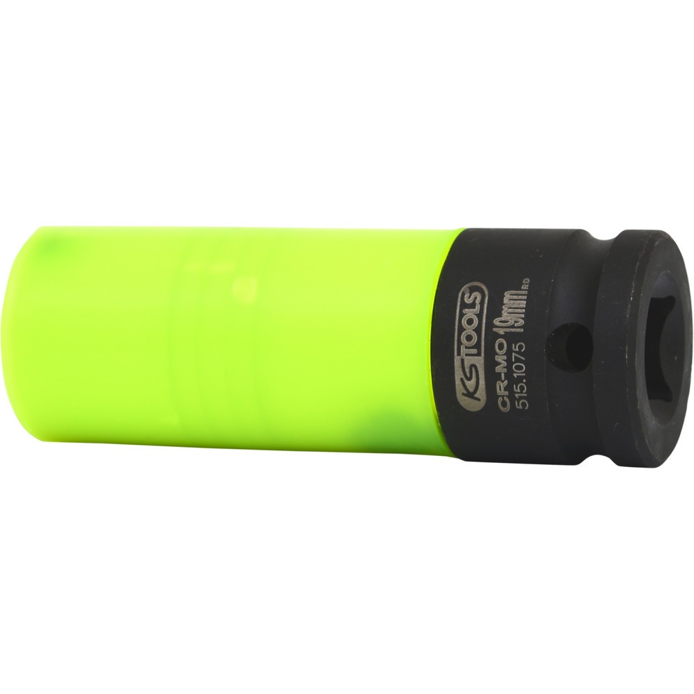 Produktabbildung Nr. 3: KS TOOLS 1/2" Alu-Felgen Kraft-Stecknuss robust, lang, 19mm