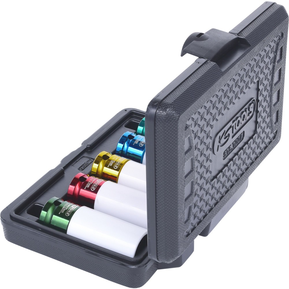 Produktabbildung Nr. 3: KS TOOLS 1/2" Alu-Felgen Kraft-Stecknuss-Satz, 5-tlg
