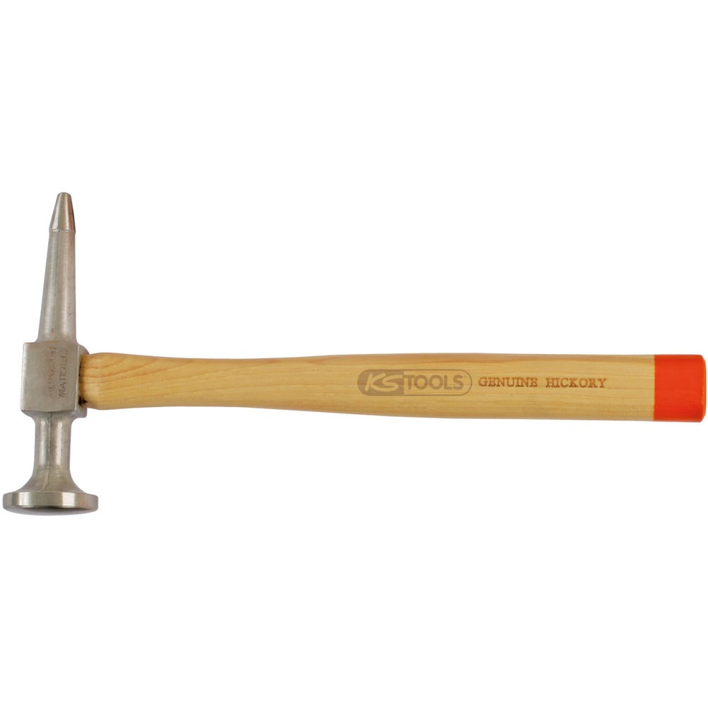 Produktabbildung: KS TOOLS Aluminium-Karosserie-Spitzhammer gewölbter Kopf, rund/spitz