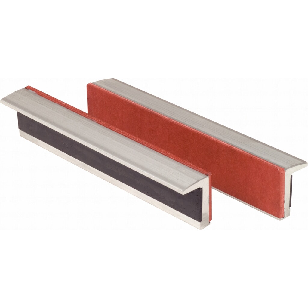 KS TOOLS Alu-Schraubstock-Schonbacken,Gummibesatz,100mm Produktabbildung: KS TOOLS Alu-Schraubstock-Schonbacken,Gummibesatz,100mm