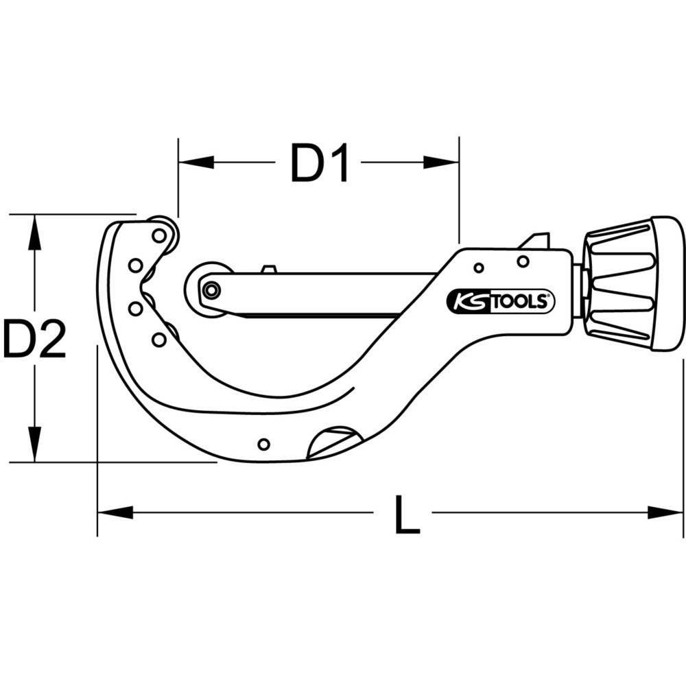 Produktabbildung Nr. 5: KS TOOLS Automatik-Rohrabschneider für Kupferrohre, 15-80mm
