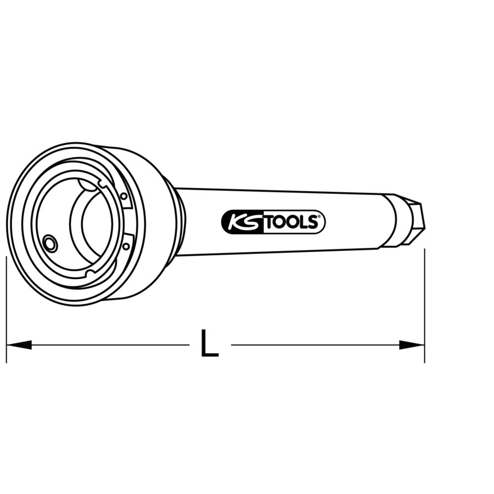 Produktabbildung Nr. 15: KS TOOLS Axial-Gelenk-Spezialschlüssel, 420 mm