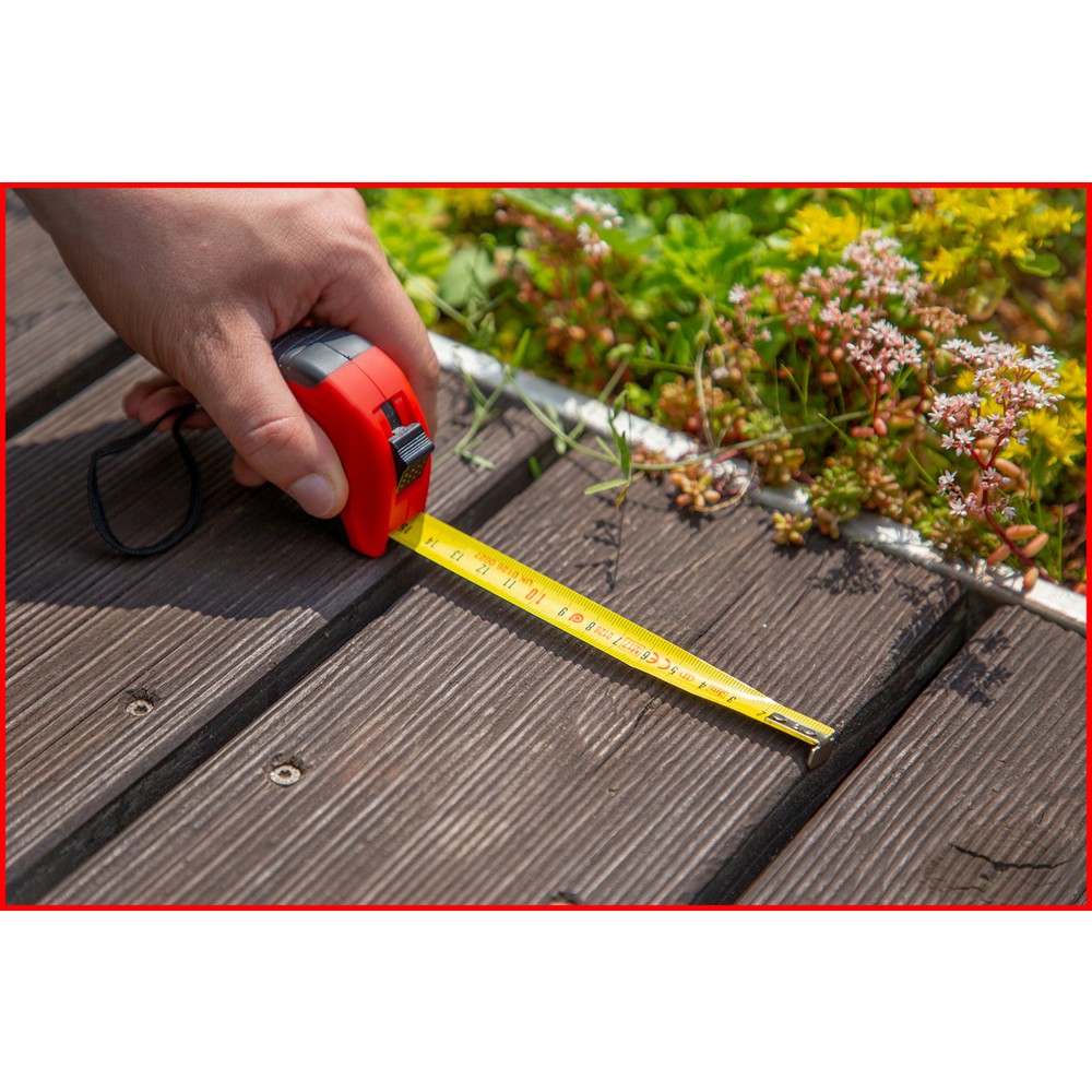 Produktabbildung Nr. 3: KS TOOLS Bandmaß mit Feststeller,schwarz-rot, 5m, 19mm