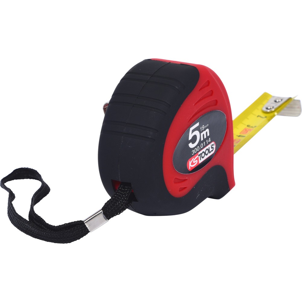 Produktabbildung Nr. 7: KS TOOLS Bandmaß mit Feststeller,schwarz-rot, 5m, 19mm