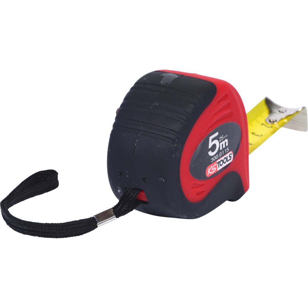 Produktabbildung Nr. 5: KS TOOLS Bandmaß mit Feststeller,schwarz-rot, 5m, 25mm