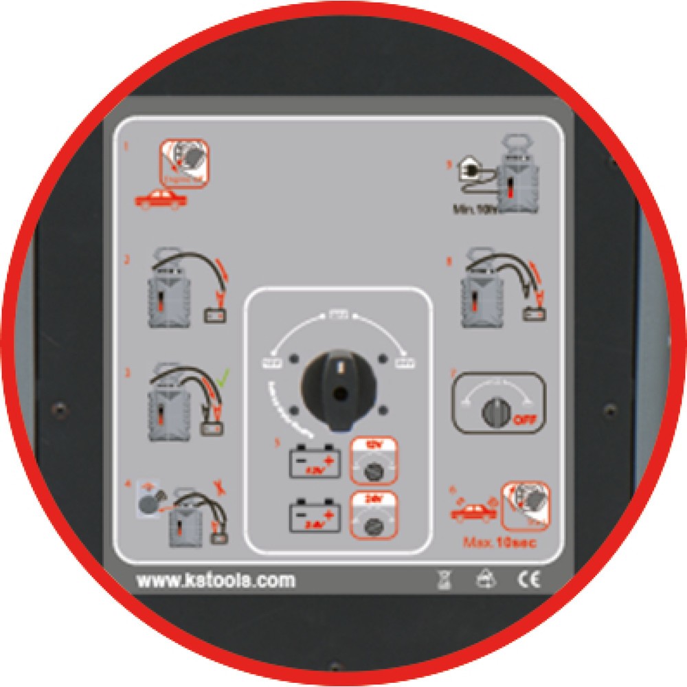 Produktabbildung Nr. 5: KS TOOLS Booster 12/24 V, 3400 A