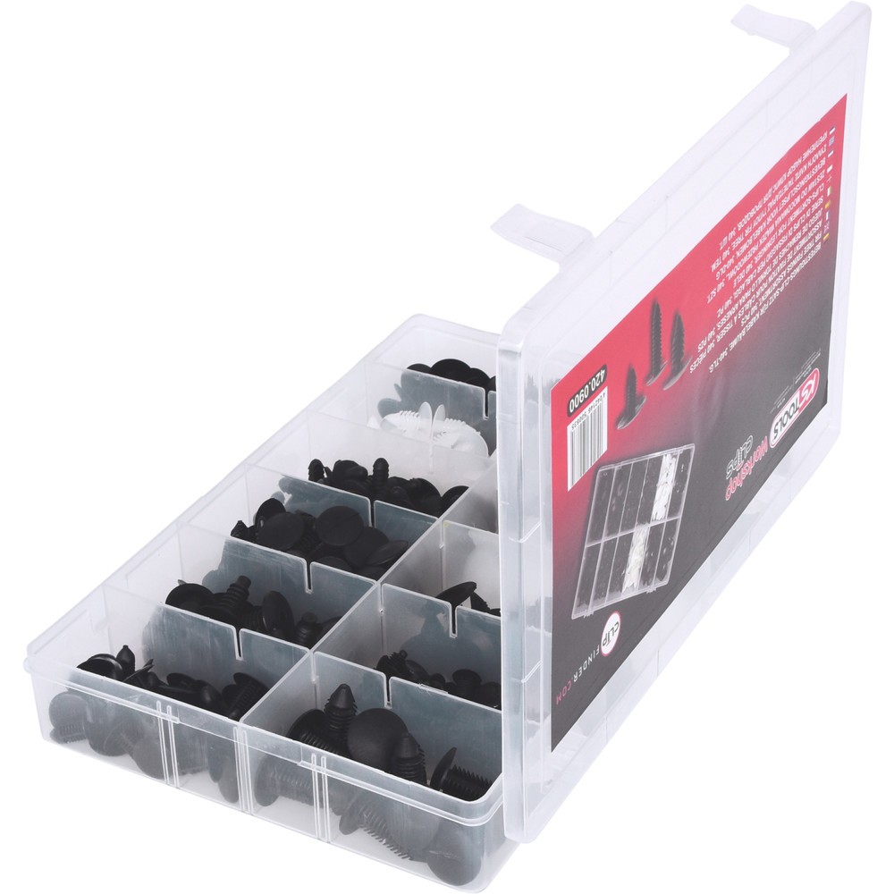 Produktabbildung Nr. 3: KS TOOLS Befestigungs-Clip-Satz für Kabelbäume, 340-tlg