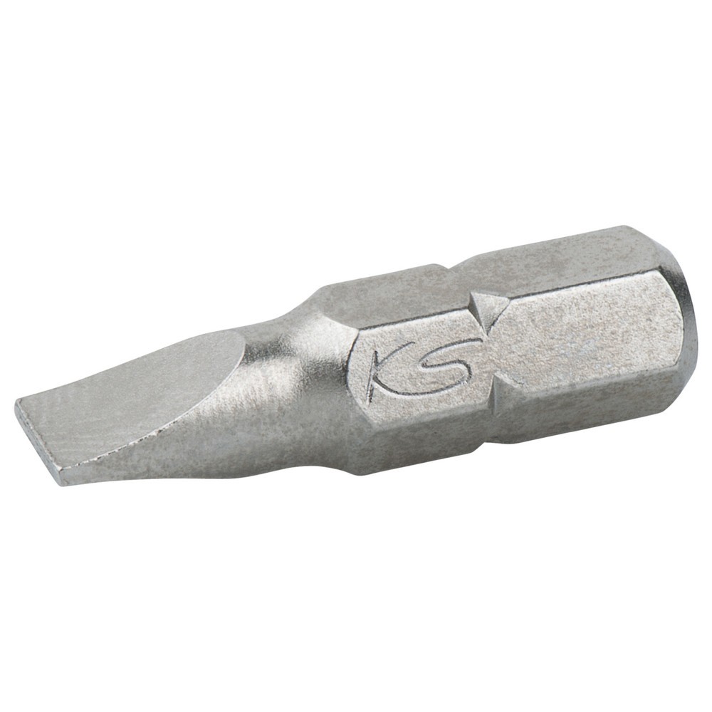 Produktabbildung: KS TOOLS 1/4" Bit Schlitz, 25mm, 4mm