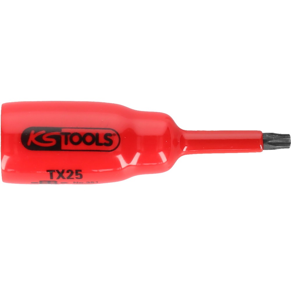 Produktabbildung Nr. 2: KS TOOLS 3/8" Bit-Stecknuss mit Schutzisolierung für Torx-Schrauben, T25, kurz